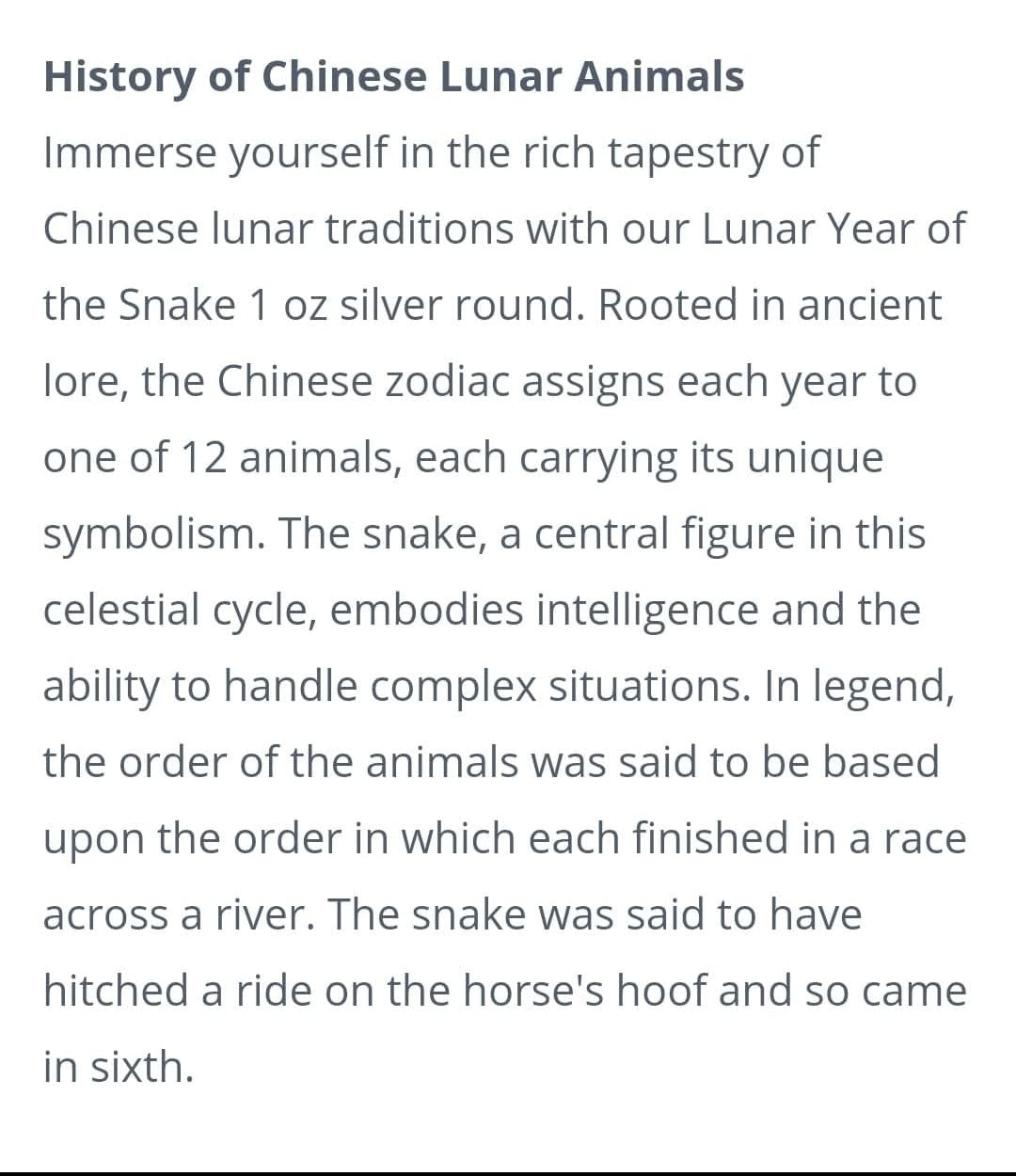 Chinese Zodiac