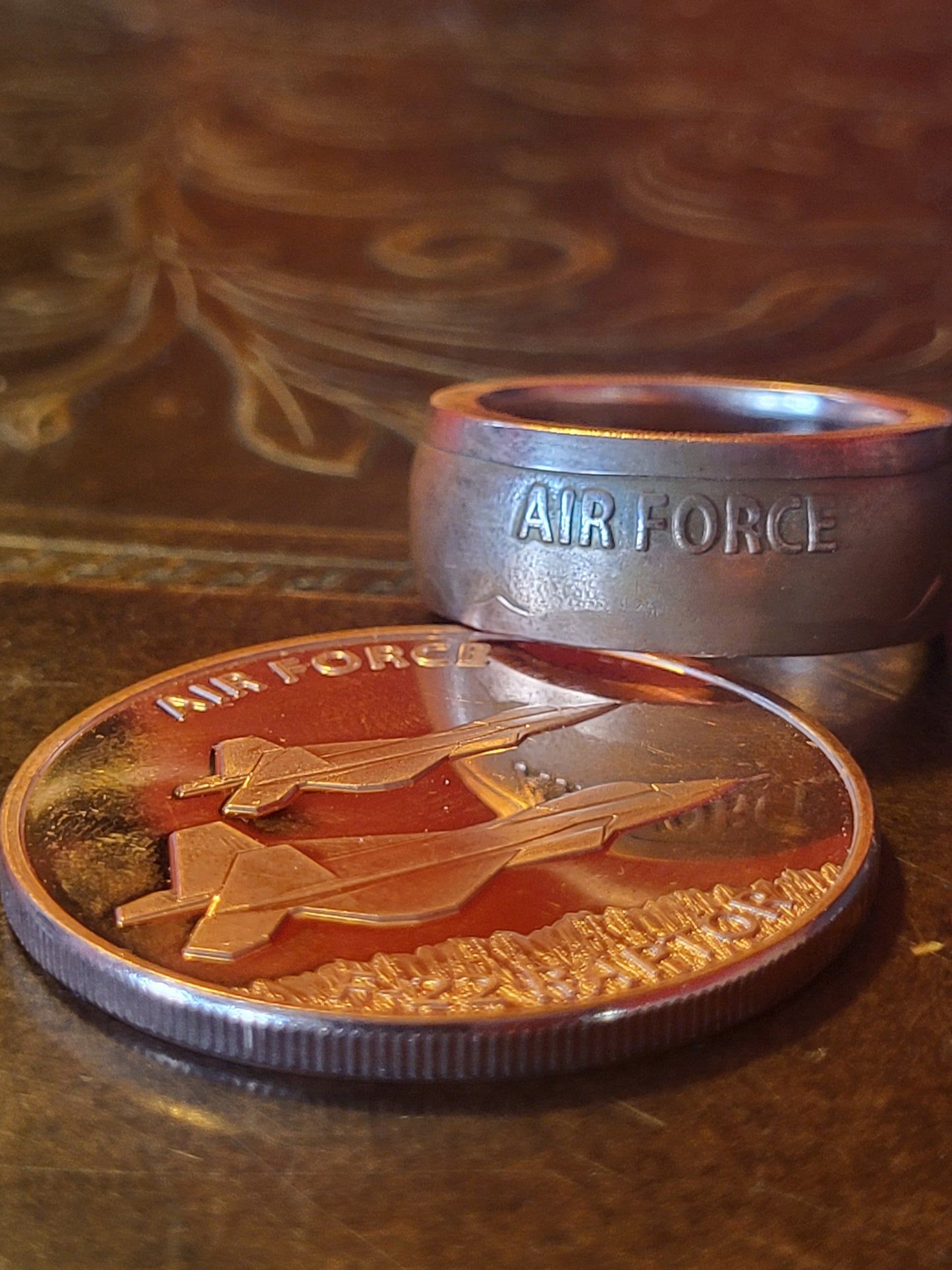 1oz .999 Airforce Copper Ring