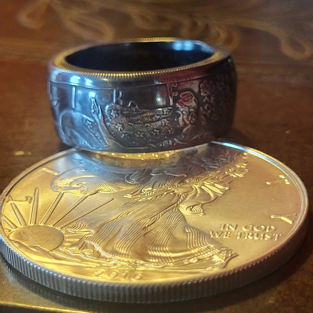 Silver Eagle 1oz Coin Ring