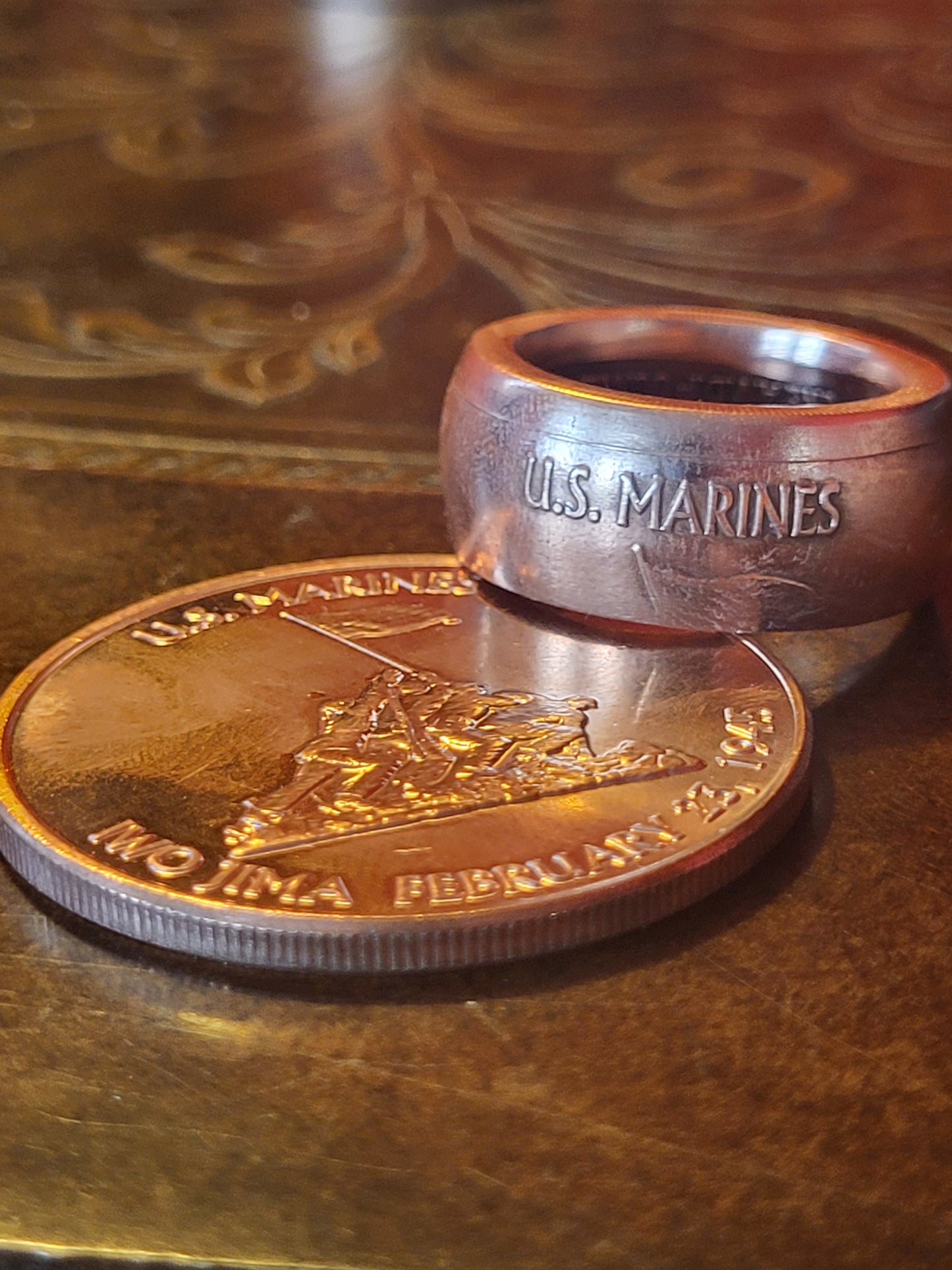 1oz .999 Marine Copper Ring