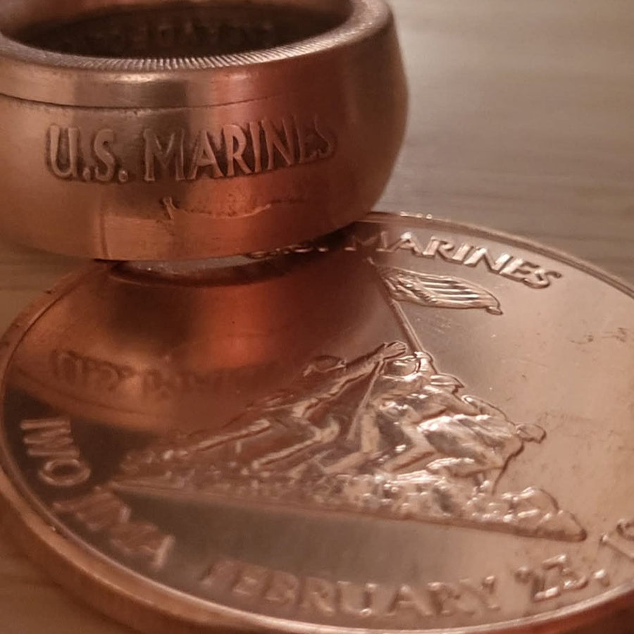 1oz .999 Marine Copper Ring