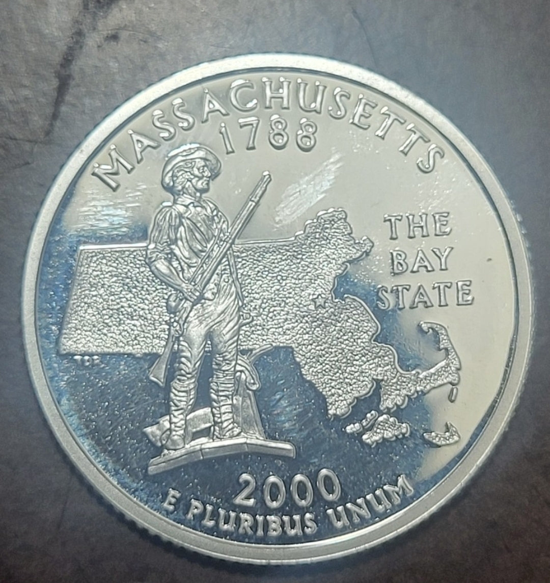90% Silver State Quarter Rings