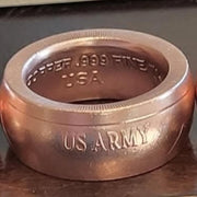 1oz .999 Army Copper Ring