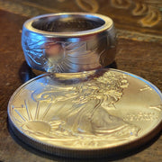 Walking Liberty Silver Ring