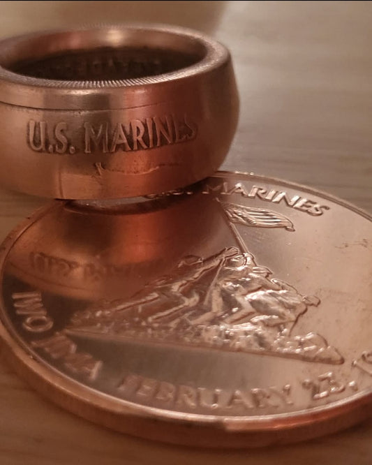 1oz .999 Marine Copper Ring