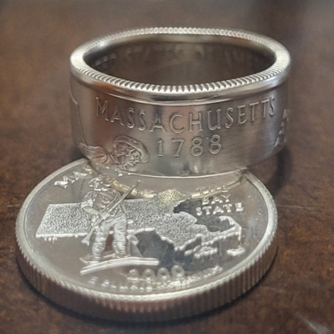 90% Silver State Quarter Rings